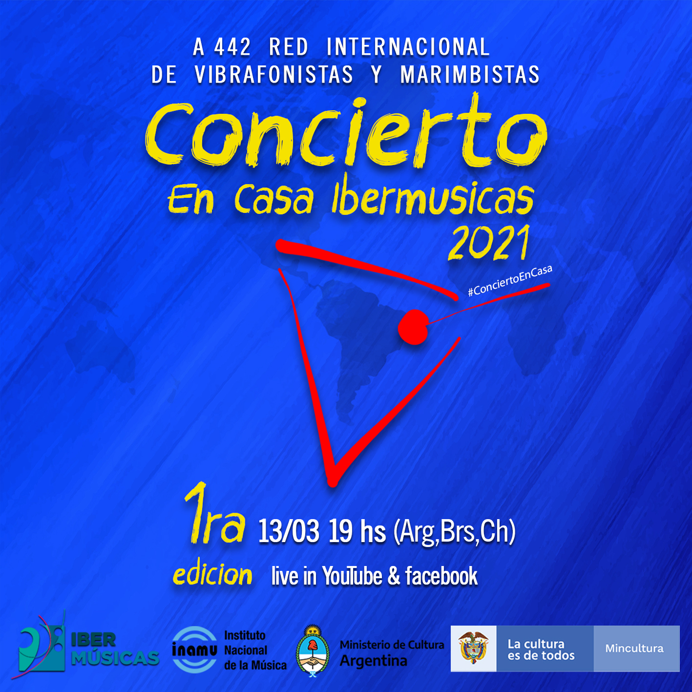 Conciertos en Casa Ibermúsicas 13 de Marzo grilla de artístas