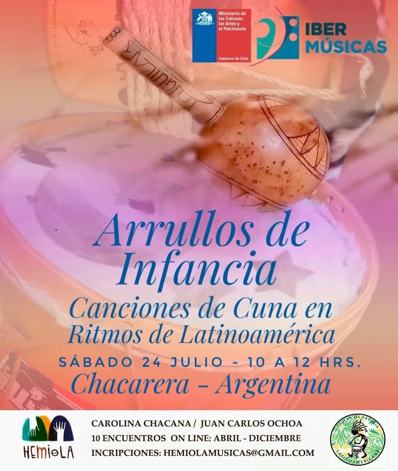 Arrullos de Infancia - Afiche julio