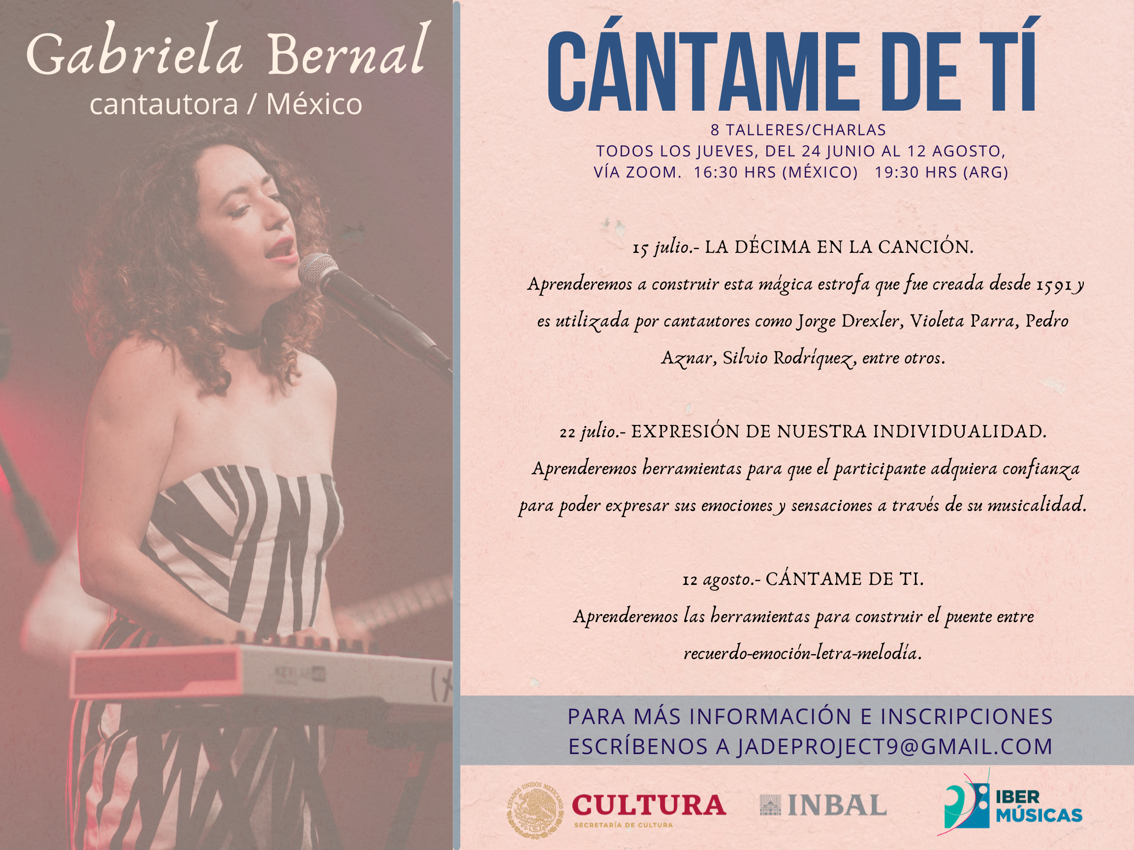 Cántame de tí - Show Gabriela