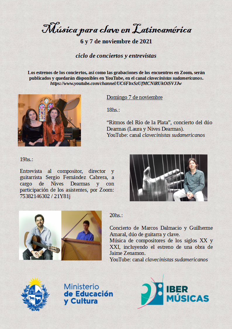 Música para clave en Latinoamérica - afiche 7-11