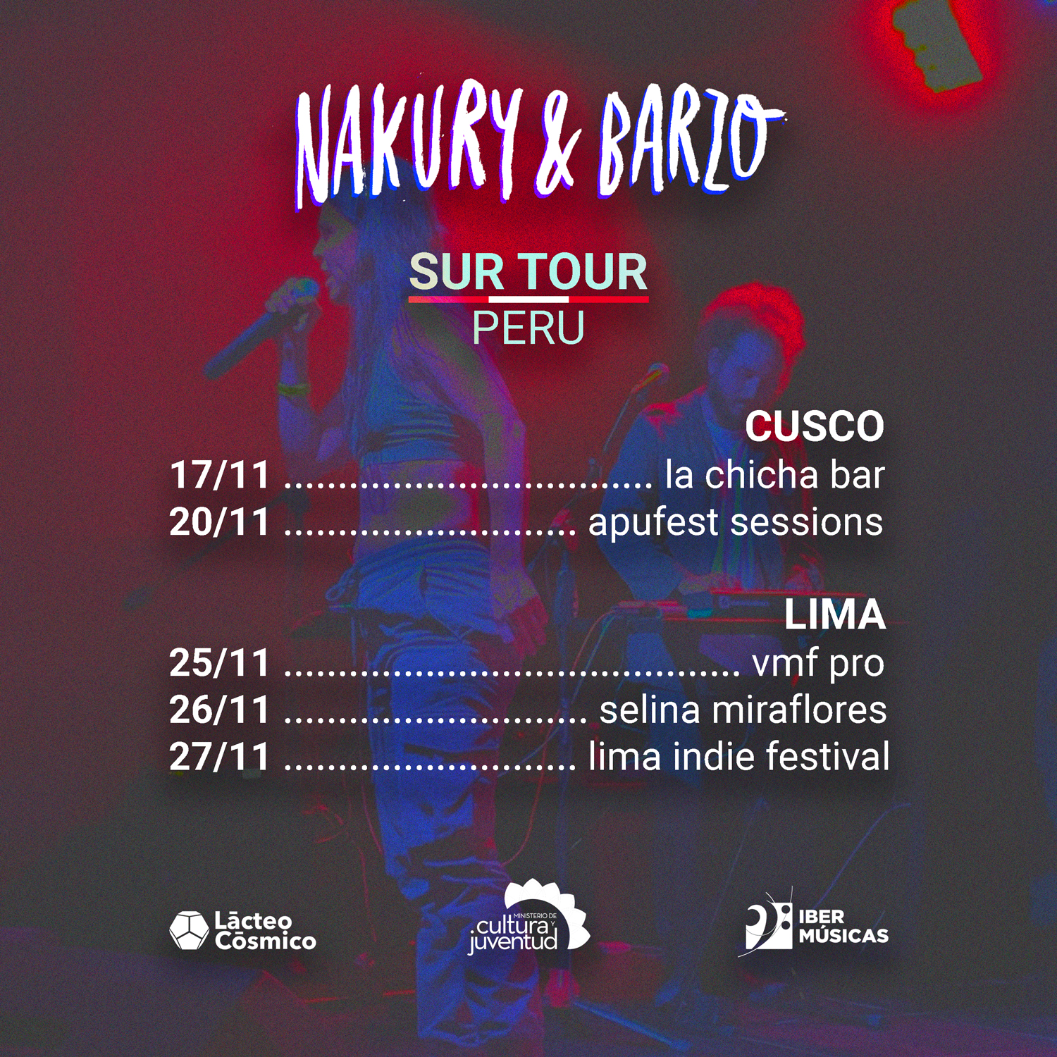 Nakury & Barzo - SUR TOUR Post