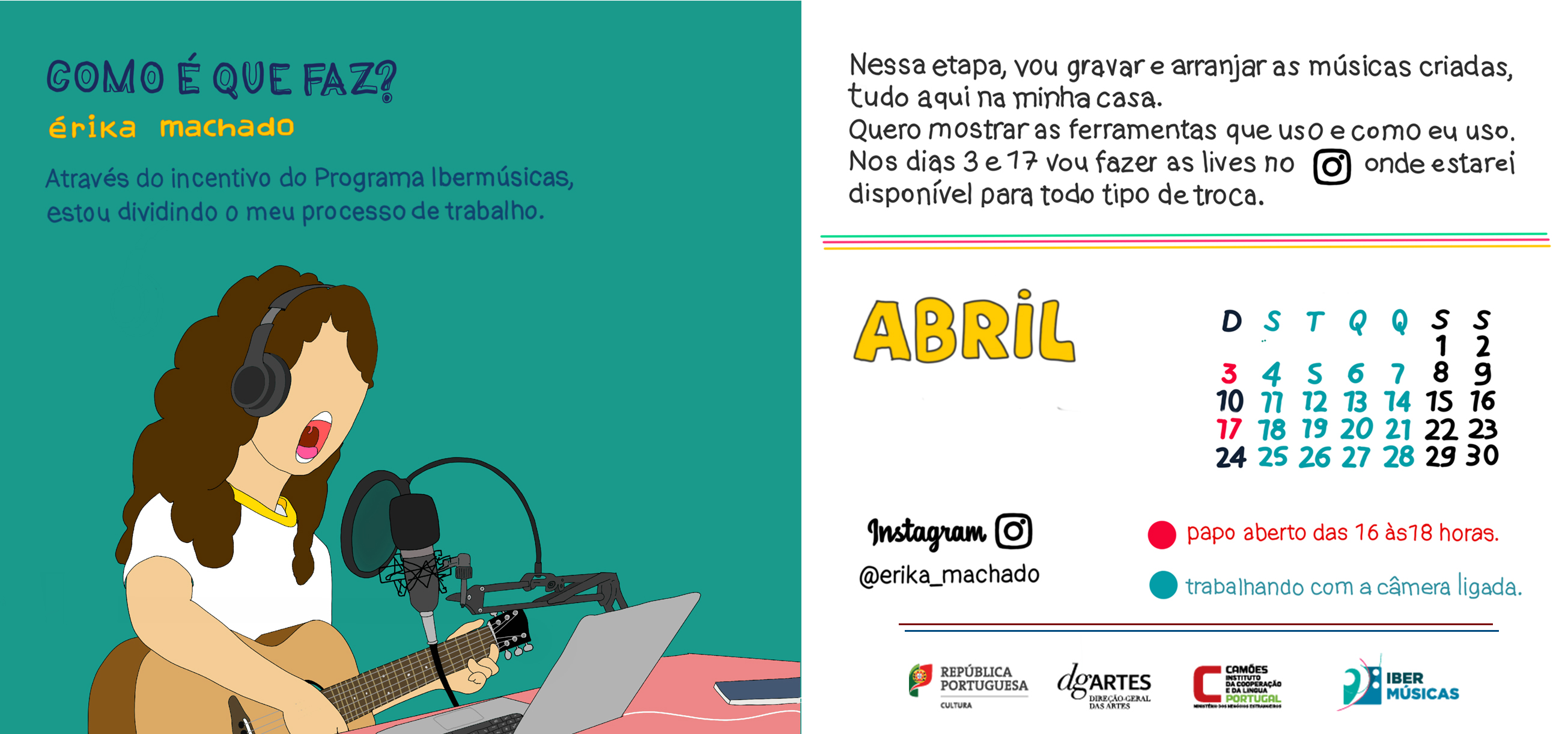 Érika Machado flyerEMmarco