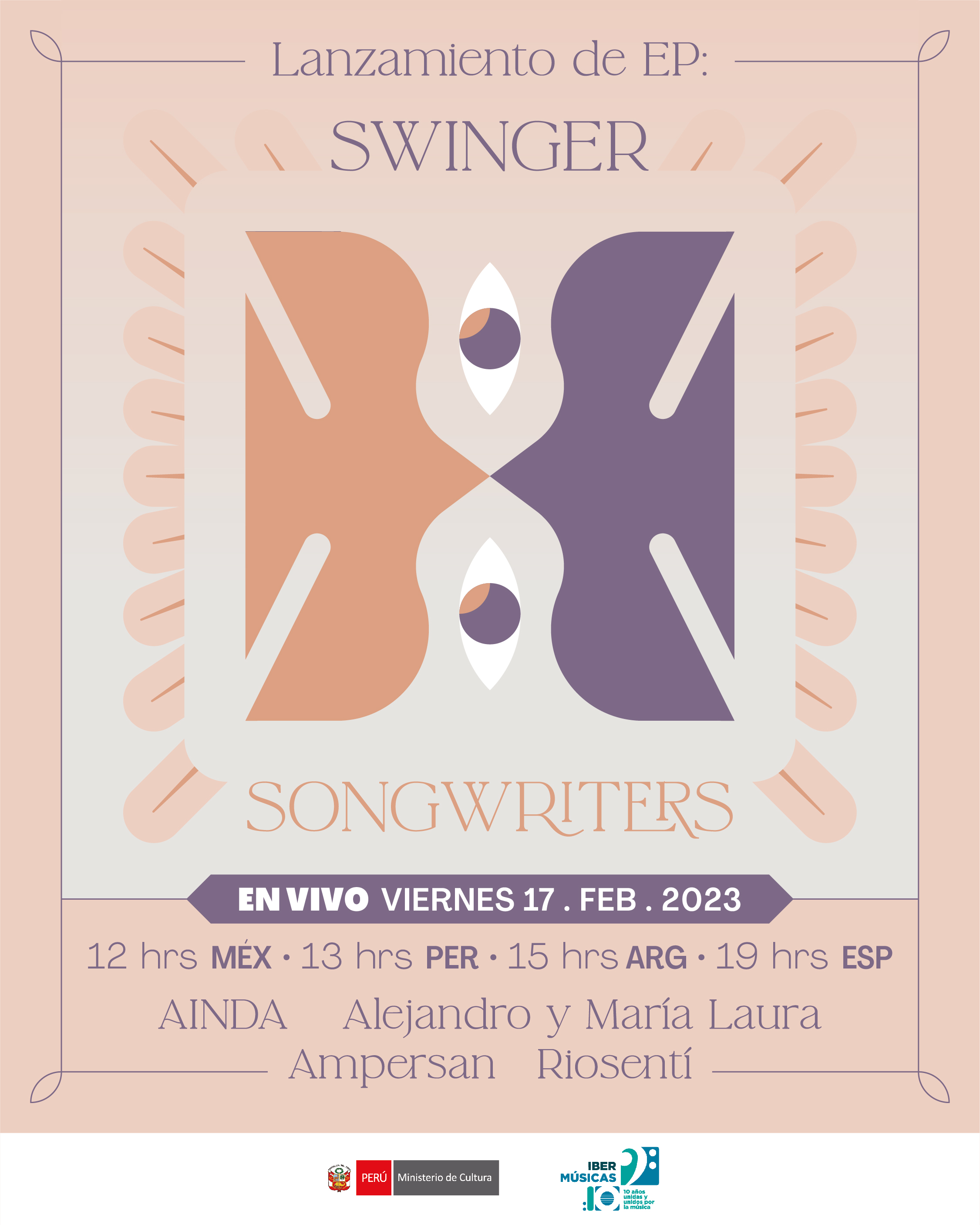 9 Swinger Song Writers - flyer 1