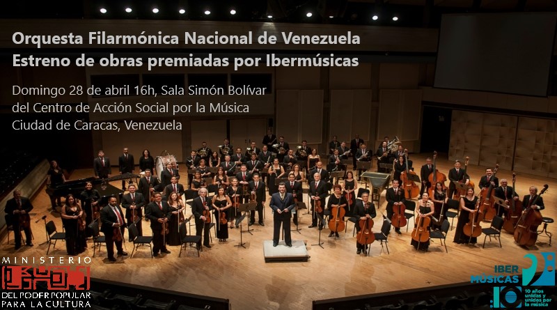 Num concerto especial, a Orquestra Filarmônica Nacional de Venezuela, dirigida pelo Maestro Rubén Capriles, dará vida às obras sinfónicas premiadas pelo Ibermúsicas