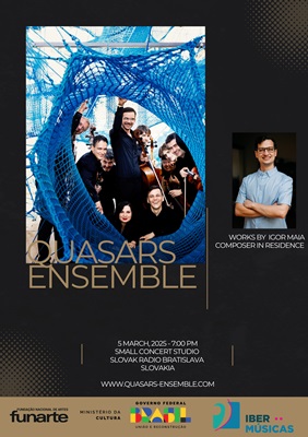 Black And Brown Modern Creative Winter Symphony Concert Flyer - 1