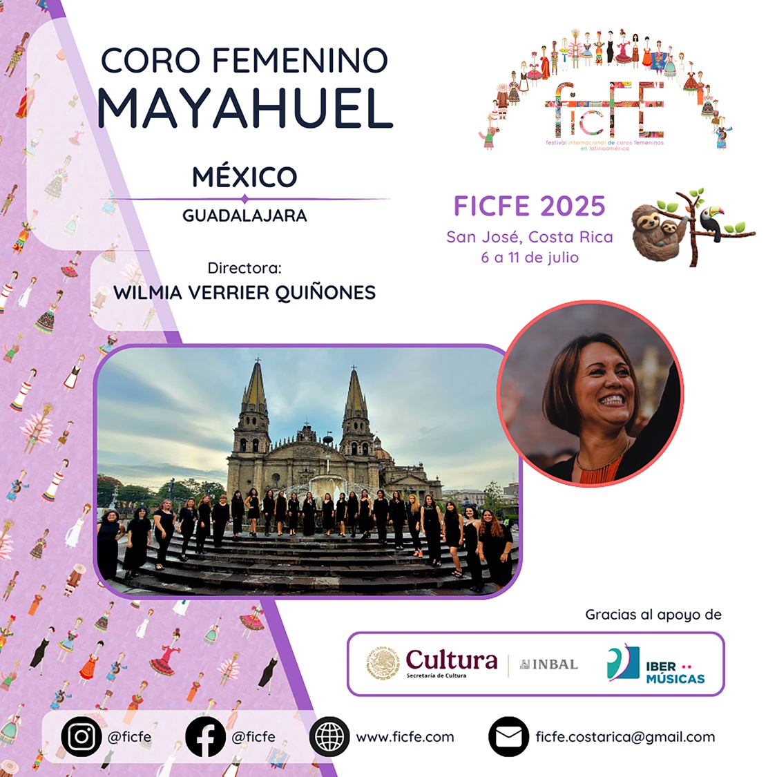 O Coro Feminino Mayahuel do México se apresentará na 3ª edição do FICFE 2025, em San José, Costa Rica