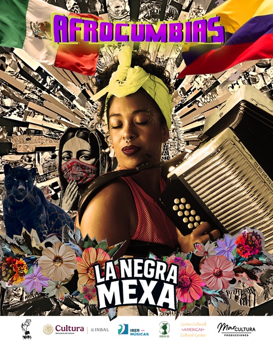 La acordeonista mexicana La Negra Mexa, presenta su EP “Afrocumbias”, resultado de su estancia de especialización en Colombia