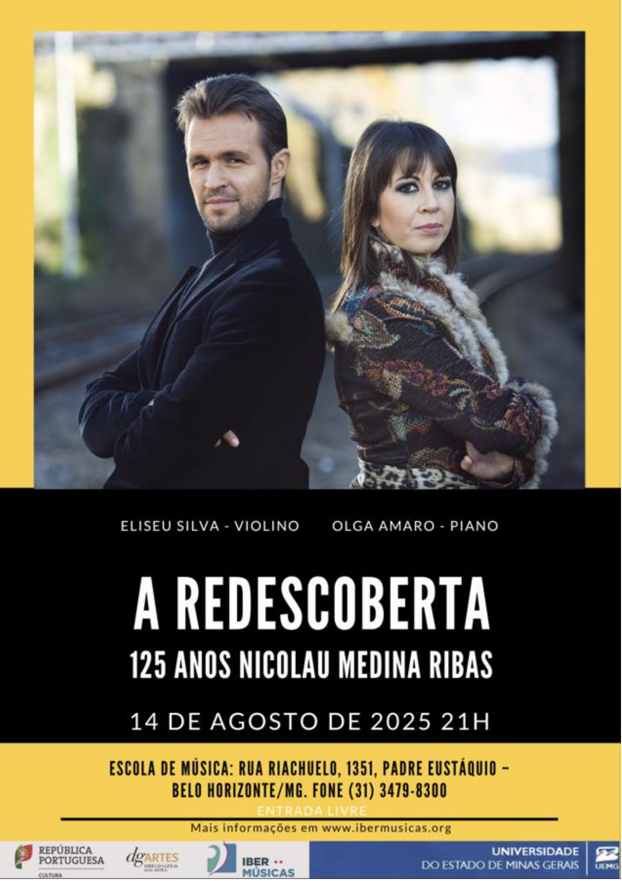 El dúo portugués Eliseu Silva e Olga Amaro lleva a Brasil la obra de Nicolau Medina Ribas