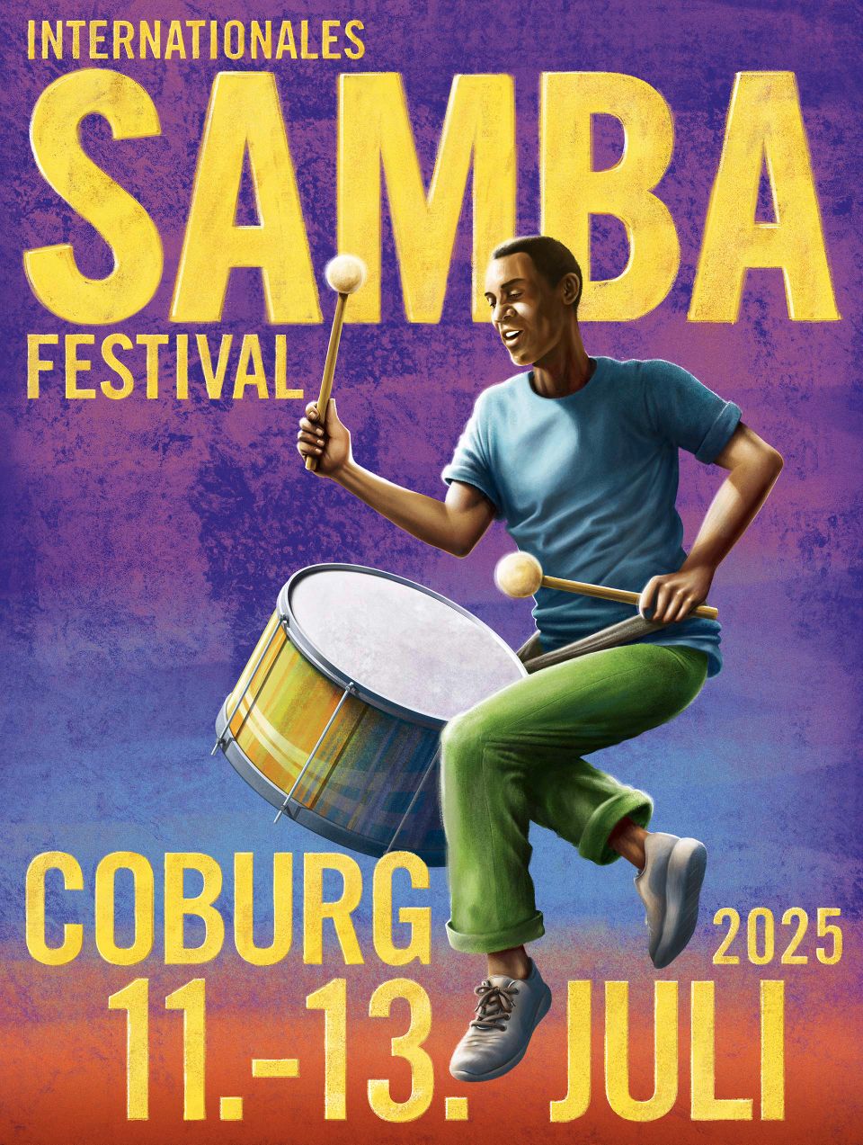Chega a edição 2025 do Festival Internacional de Samba de Coburg, Alemanha