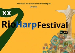 O harpista peruano Armando Becerra Málaga se apresentará no Brasil no âmbito do Harp Rio Festival 2025