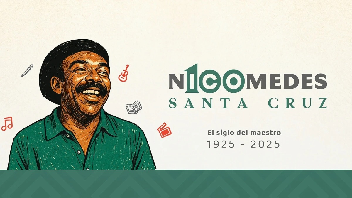 El Ministerio de Cultura del Perú invita a conocer la obra ganadora del Premio Perú – Ibermúsicas, 100 años del nacimiento de Nicomedes Santa Cruz – Creación de canción en décimas