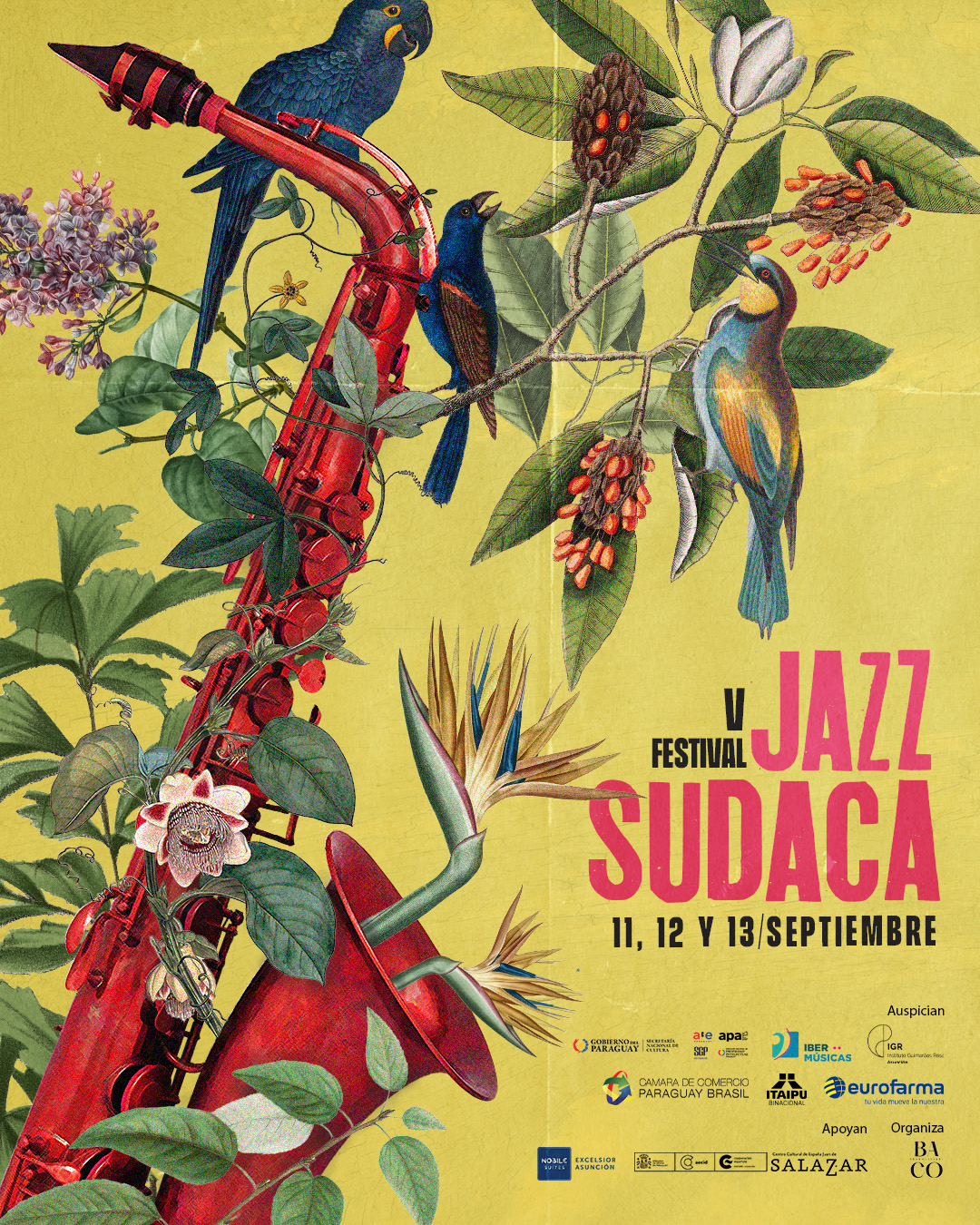 El Festival Jazz Sudaca de Asunción, Paraguay tendrá su quinta edición en septiembre con la participación de Octeta de Brasil