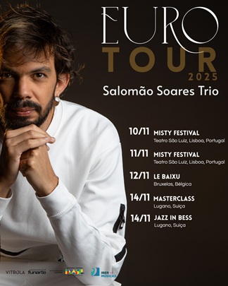 Salomão Soares Trio apresenta “Espirais” em Tour Europeia