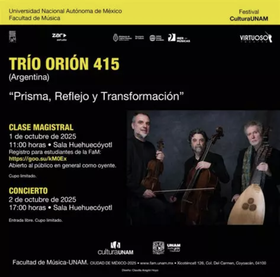Ensamble Barroco Orion 415 (Argentina) – Prisma, Reflejo y Transformación en México